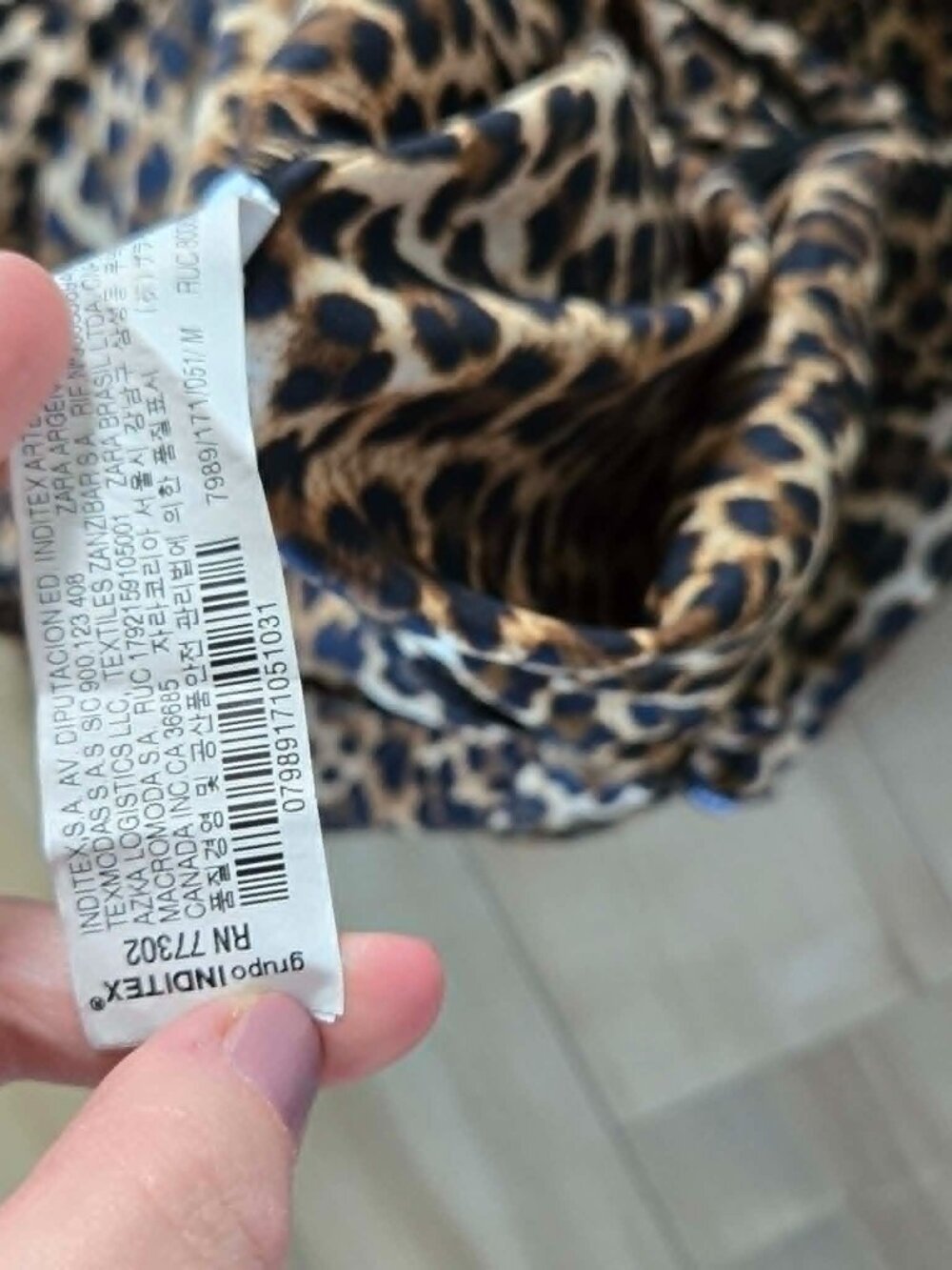 ZARA Leopard Print Satin Wide Leg Jumpsuit Size Medium Animal Print Cami Romper - Picture 11 of 13